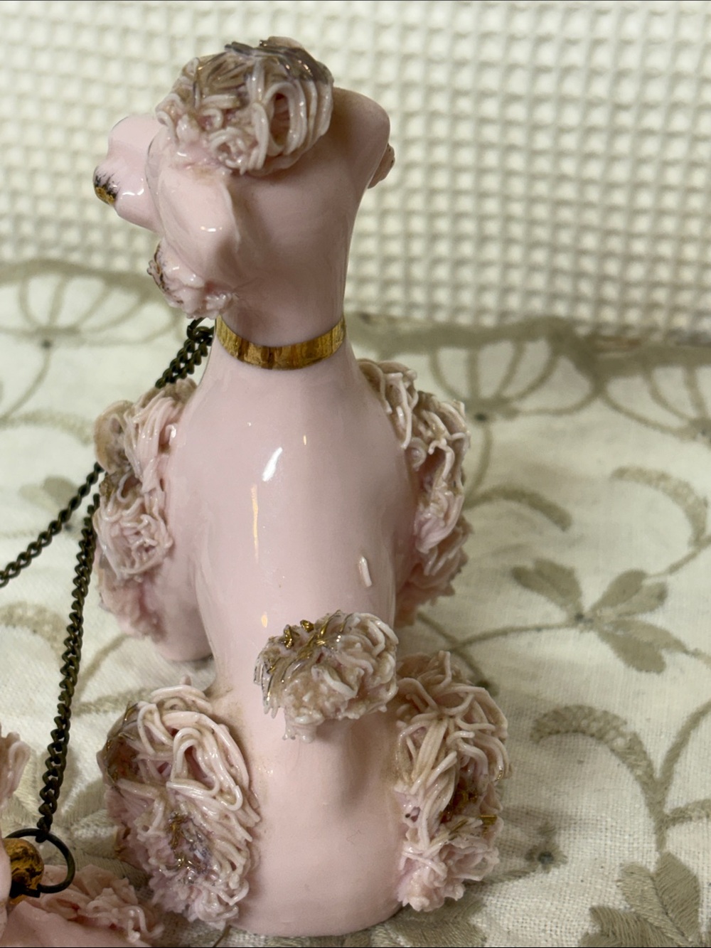 Lefton spaghetti, poodle family figurines - Picture 5 of 14